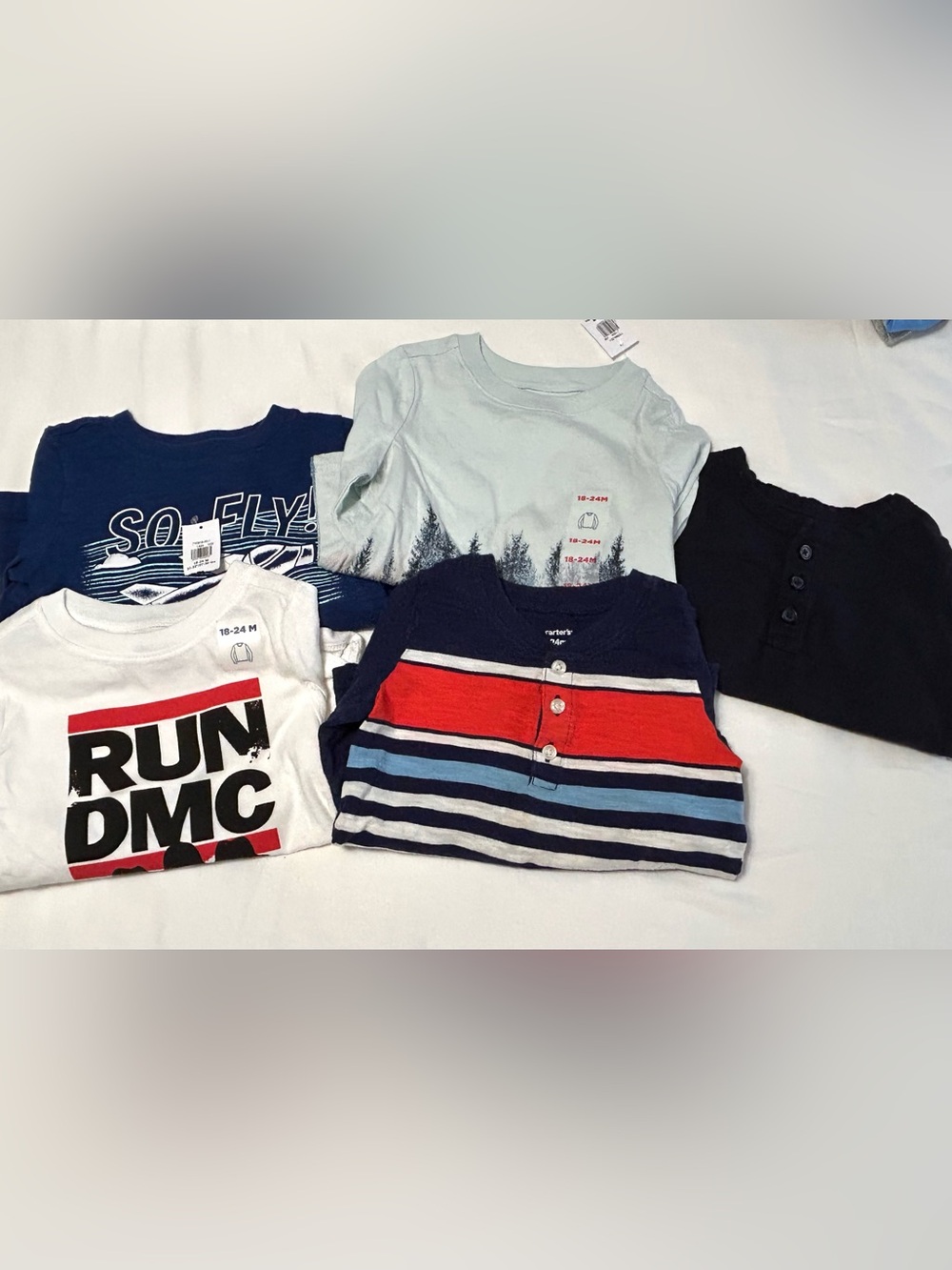 24 Month Kids Long Sleeve Shirts 5 Pieces! New and Like New!